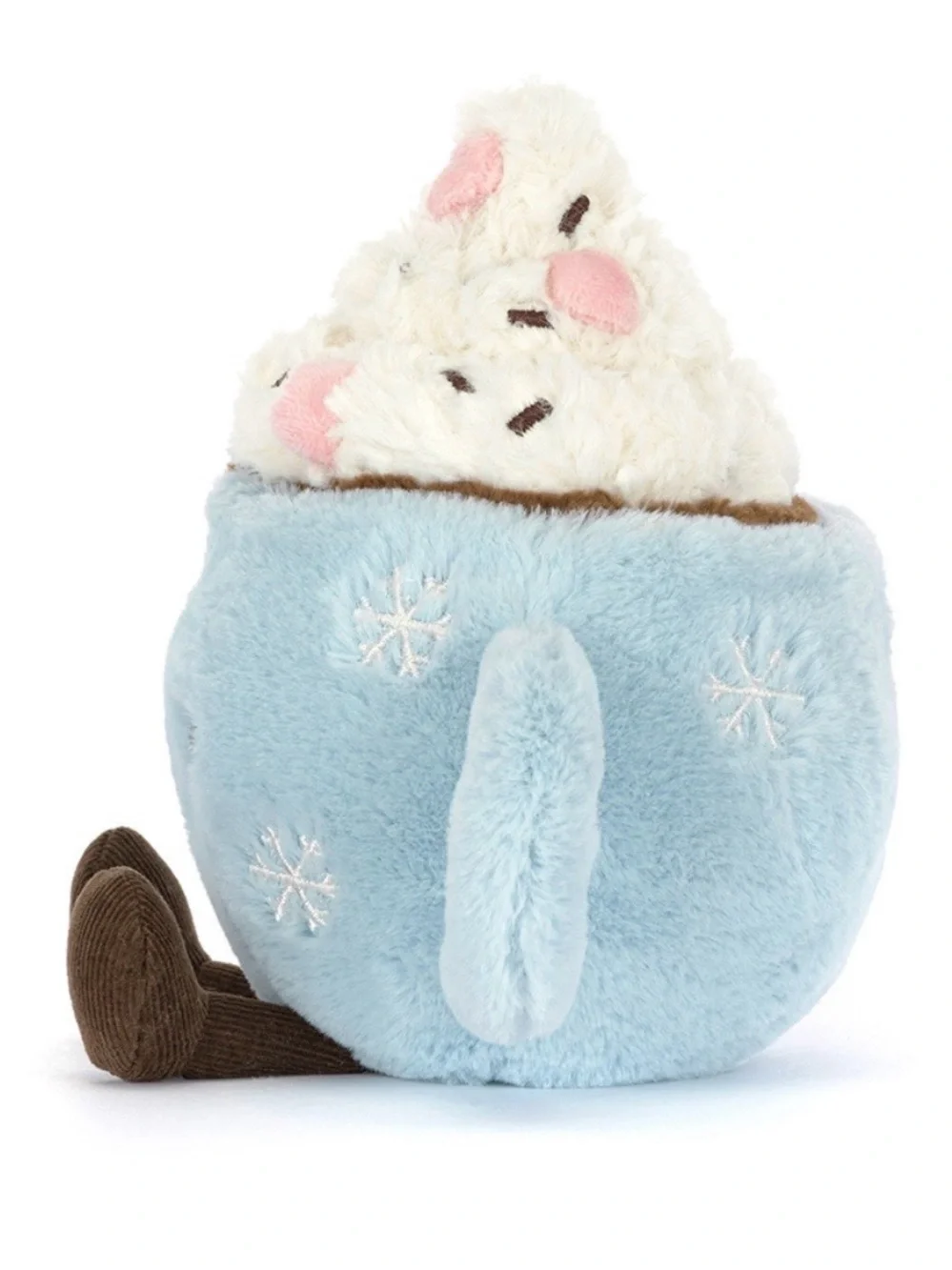 Jellycat Amuseables Hot Chocolate with Marshmallows (retired) with Dustbag